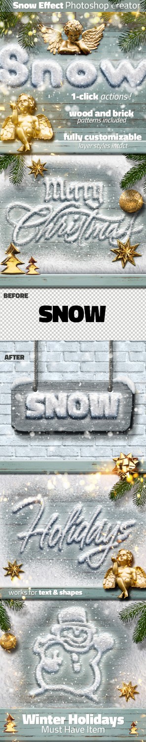Snow Effect Photoshop Creator