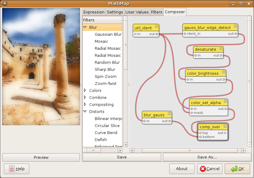 The MathMap Image Processing Application