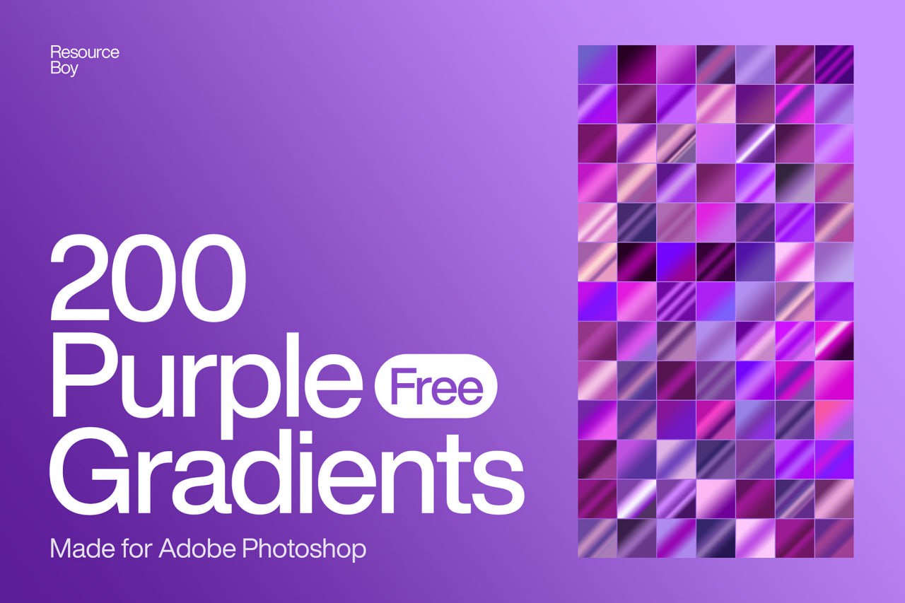Purple Photoshop Gradients