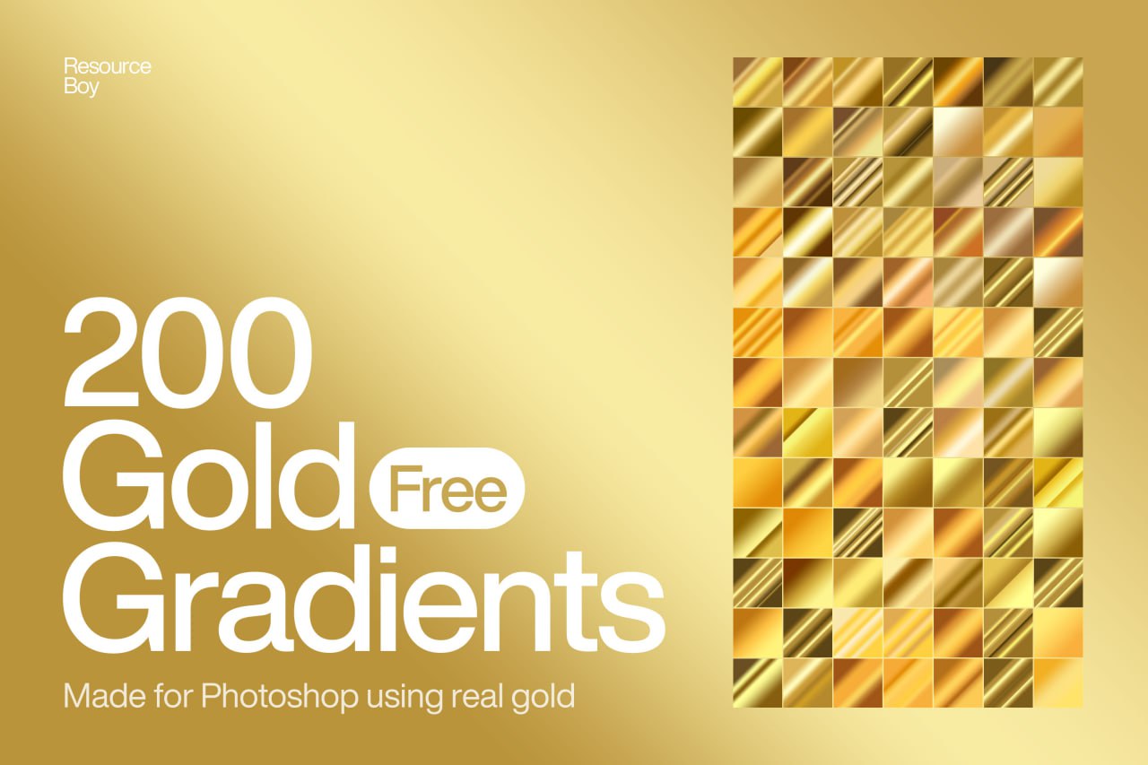 Gold Photoshop Gradients