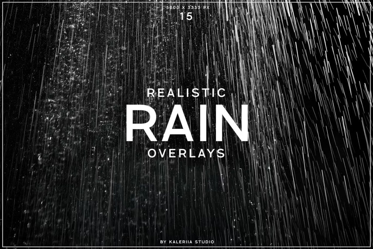 Realistic Rain Overlays